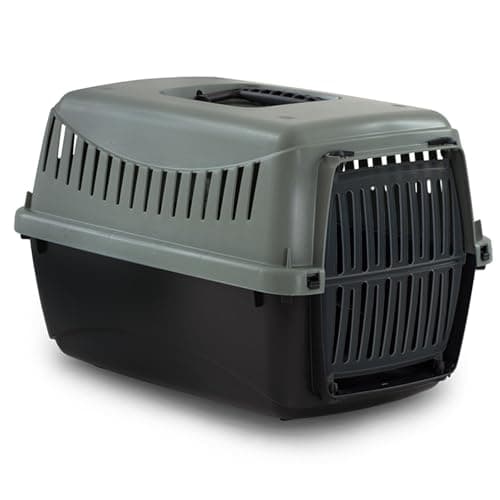 URBNLIVING Pet Carrier (Dark Grey - 39x26x25cm)