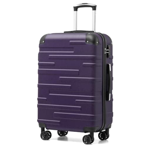 COOLIFE Medium Suitcase 24 inch, ABS Hardshell Luggage mit TSA Lock, 67 cm