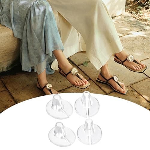 Cushangty Sandal Toe Protector 2 Pair - Comfortable Thong Toe Cushion,Anti-Slip Sandals Feet Protectors for Sports Outdoors Travel Beach Casual Commuting Backpacking — view 3