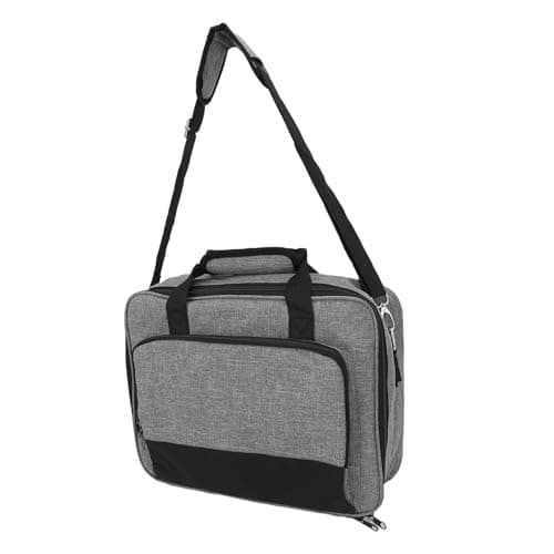 SENECESLI Adjustable Shoulder Strap Projector Bag Securely Holds Projector and Accessories, Spacious Space for AV Cables, 16.0x5.7x11.5in