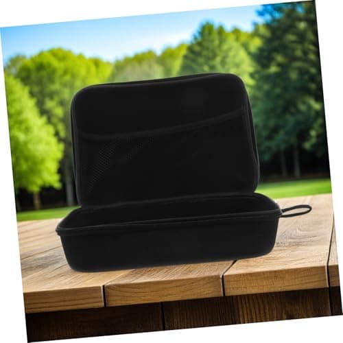 Cabilock Portable Eva Storage Bag for Cable Organizer USB Adapter Organizer Headset Carrying Case for Travel and Gym Use Black — view 4