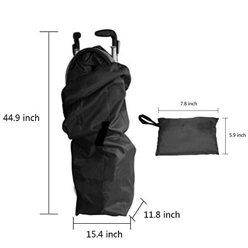 Yuccer Stroller Travel Bag for Airplane, Waterproof Gate Check Bag Organizer Storage for Infant Baby Child Umbrella Strollers Large (A) — view 2