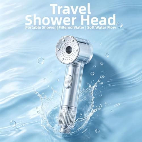 Shower Head with Filter, High Pressure Handheld Shower with PP Cotton — view 4