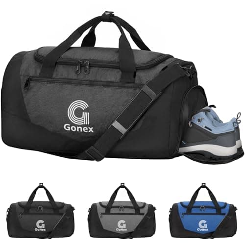 Gonex 30L Gym Duffel Bag with Shoe Compartment