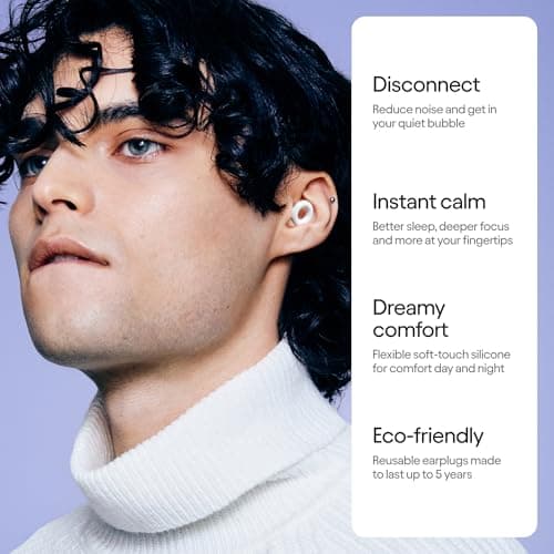 Loop Quiet 2 Ear Plugs - Ultra-Comfy Reusable Hearing Protection for Sleep — view 2