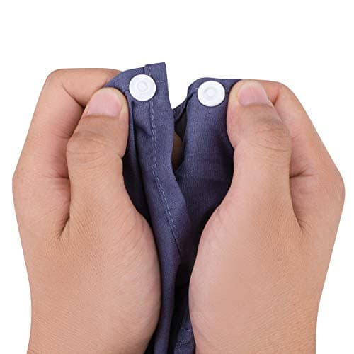 Travel Sleeping Bag Liner Portable Camping Bed Sheet Adult Kids Cotton Double Travel Sleep Bag with Pillow Pockets Lightweight Prevent Dirty for Hostels,Trains (Double Purple (160x210cm)) — view 5