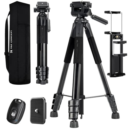 K&F CONCEPT Compact 68'' Lightweight Tripod for DSLR Camera