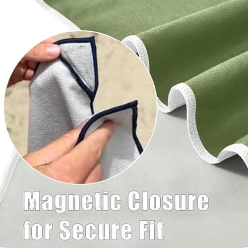 drburpily Magnetic Beach Towel Microfiber Quick Dry,black,190 * 76cm — view 3
