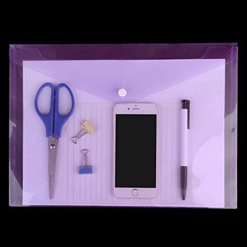 A4 Polypropylene Document Folder-Pack of 12-Plastic Wallets Folder Foolscap Document Files Popper Wallet (Teal) — view 5