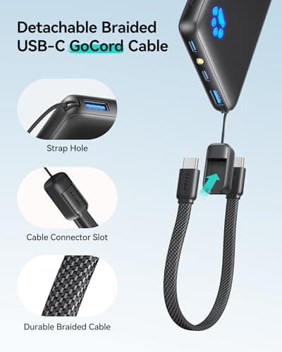 INIU 45W Fast Charging Power Bank, 40% Smaller 10000mAh Portable Charger — view 6