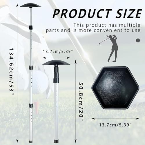 TayBong Golf Travel Bag Support Rod, Aluminum Adjustable 4 Telescoping Section, Golf Support System for Ultimate Protection, Golf Club Bag Accessories — view 3