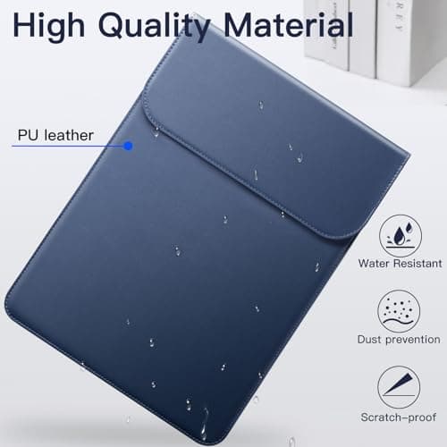 JETech Slim Laptop Sleeve for 13-Inch Devices, Navy — view 5