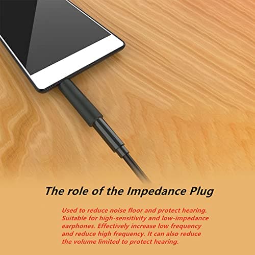 Conductor Earphone Impedance Plug 75 150 200 400 600 ohm Noise Cancelling Adapter Resistance Professional Reduce Noise Filter Plug (75 ohm) — view 4