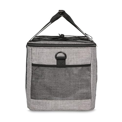 Amazon Basics Reusable Insulated Soft Cooler Bag, 50 Can Capacity, Gray — view 5