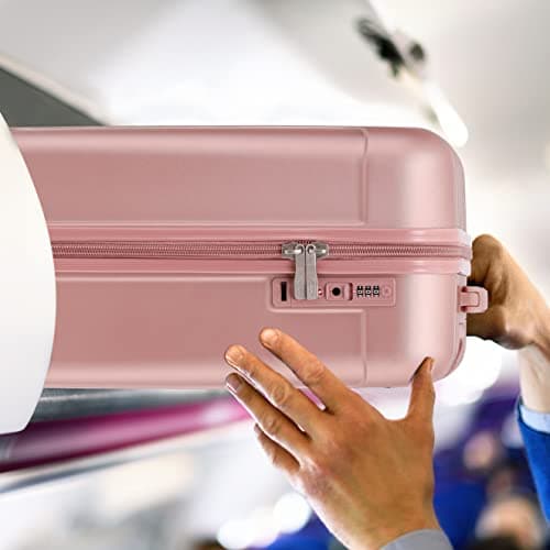 Flight Knight Premium Hard Shell Lightweight Cabin Suitcase - 8 Spinner Wheels - Built-in TSA Lock & USB Port - Luggage Approved for Airlines Including easyJet Large Cabin - 56x45x25cm — view 5