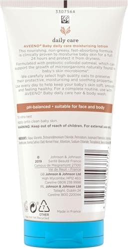 Aveeno Baby Daily Care Moisturising Lotion for Sensitive Skin (1x 150ml) — view 2
