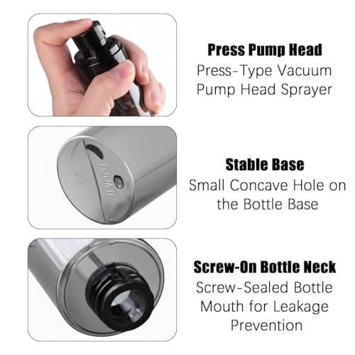 100ml Refillable Spray Travel Bottles for Toiletries Perfume, 2pcs — view 6