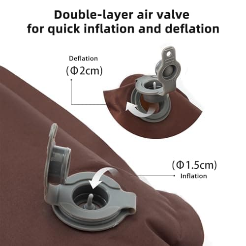 EOJDDPA Automatic Inflatable Sponge Pillow with U Shaped Design — view 6