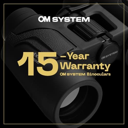 OM SYSTEM 8x21 RC II Binoculars - Compact Folding Travel Design, Gold — view 3
