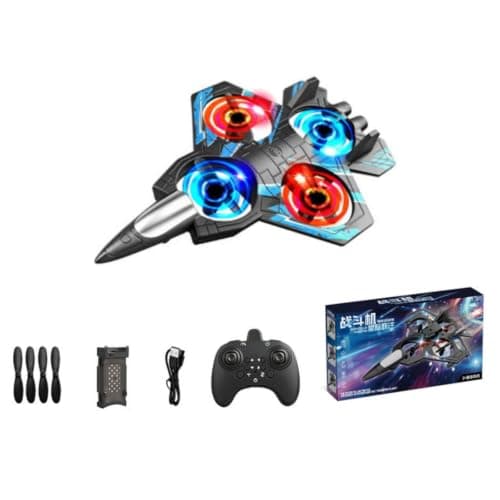 Colcolo Remote Control Toy RC Airplane Toy Plane Aircraft Kids Flyer with Rolls and Spins portable design easy landing suitable for outdoor games travel entertainment parent child activities