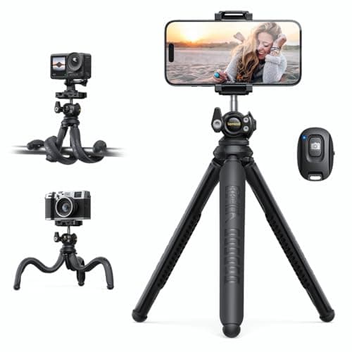 Lamicall Mobile Phone Tripod, Flexible Camera Tripod With Remote