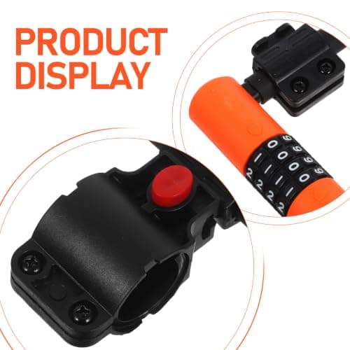 U-Shaped Bike Security Code Lock with 4 Digit Resettable Combination — view 3