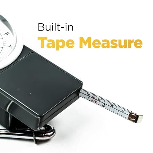 STATUS Mechanical Luggage Scale with 1 m Tape Measure, Portable Analog Travel Weighing Scale up to 32 kg Capacity for Suitcases & Bags, (SMLSCALE1PK4) — view 5