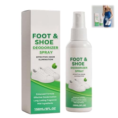 Shoe Deodorizer Spray 150ml – Foot & Shoe Odor Eliminator, Fast-Acting