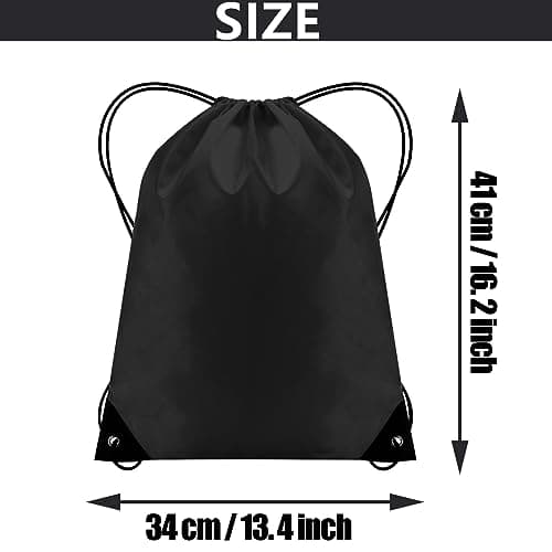 JFmall Drawstring Bags, Swim Bag PE bags for kids Waterproof Swimming Sports Back Pack Drawstring Gym Bag Suitable for School Beach Travel — view 2