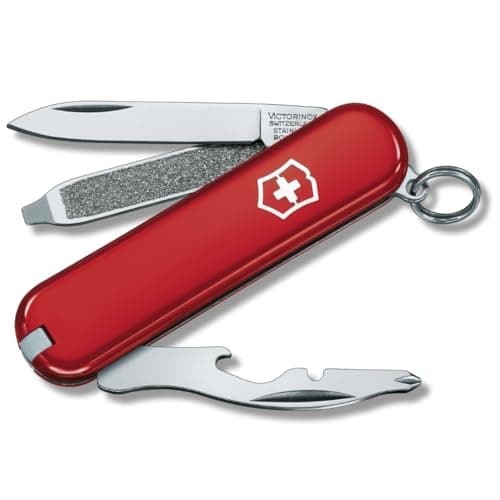Victorinox Rally Swiss Army Knife - Multitool with 9 Functions - Red