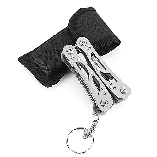 LZZEM 12-in-1 Stainless Steel General Plier Mini Multitool Plier Set Floding Plier with Nylon Pouch Self-Locking Multitool Pliers Multi-Tool for Outdoor Camping Fishing Hiking — view 3