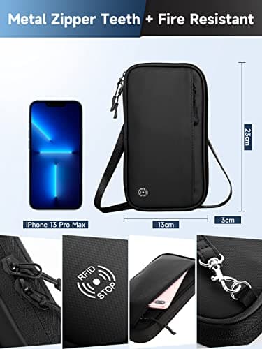 Travel Passport Holder Wallet with RFID Blocking Unisex Family Essentials — view 4