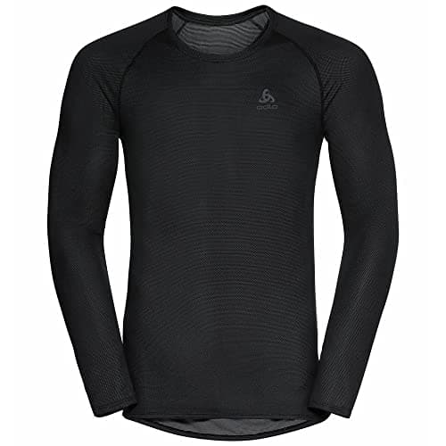 Odlo Active F-Dry Light T-Shirt Men’s Long-Sleeve Base Layer Black