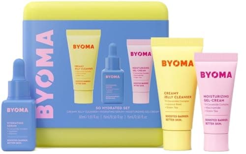 BYOMA So Hydrated Travel Size Gift Set - Skincare Minis (30ml, 15ml, 15ml)