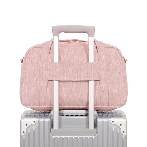 Narwey for Ryanair Cabin Bags 40x30x20 Underseat New Ryanair Travel Duffel Hospital Bag Ryan Air Carry on Luggage Holdall Overnight Weekend Bags for Women and Men 20L (Pink) — view 6