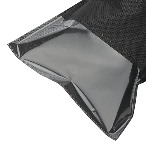 JOIKIT 30 PCS 44 x 32cm Shoe Bags for Travel, Large Shoes Storage Bags with Clear Windows, Black Dust Proof Shoe Bag Organizers for Storage — view 4