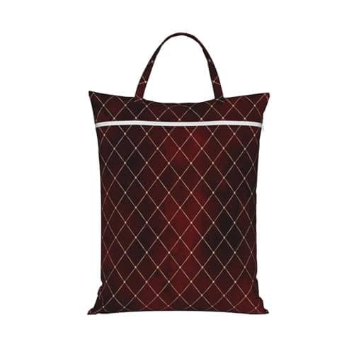Fancy Burgundy And Gold,Travel Dirty Laundry Bag Foldable Dirty Clothes Bag Durable Storage Bag