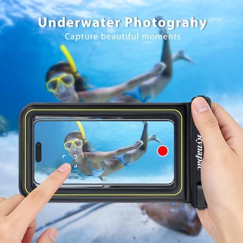 Rynapac Floating Waterproof Phone Pouch Up to 7", 2 Pack IP68 Dry Bag Case — view 4
