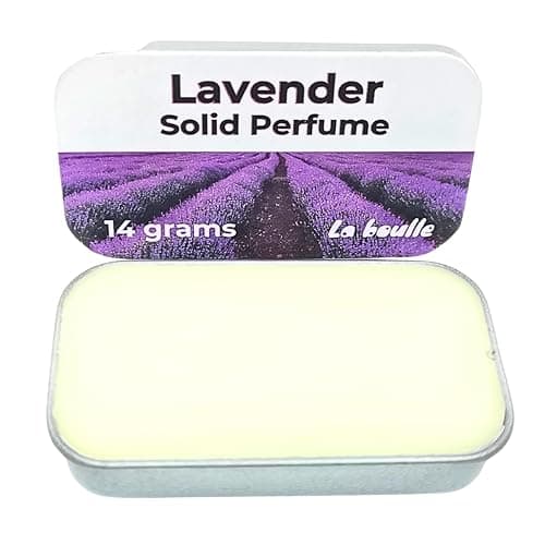Solid Perfume Balms. Handmade. 14 gr. Only natural ingredients. Long lasting perfume. (Lavender)