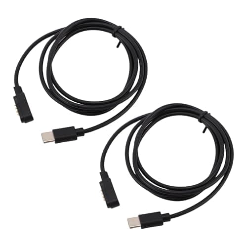 Cocoarm Voice Recorder Charging Cable, 2 Pack ABS TPE USB C Magnetic Charging Cable 1m, Data Sync, Stable Magnetic Fit, for Note AI Recorder 1st Generation Office Travel Use — view 6