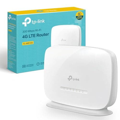 TP-Link TL-MR105 4G Router with SIM Slot, N300 Portable WiFi