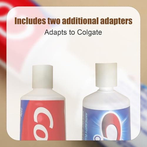2 Pcs Toothpaste Refillable Refill & Transfer Adapters for Colgate — view 3