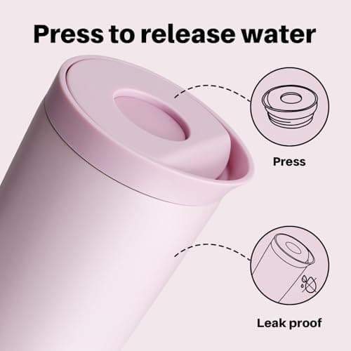 BOTTLE BOTTLE Travel Mug (Pink, 350.0, Milliliters) — view 4