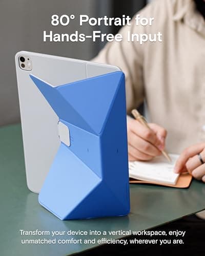 MOFT Dynamic Folio Case for iPad Mini 7 (A17 Pro 2024)/Mini 6 2021, 8.3 Inch,Silm Magnetic Stand Case with 20+ Viewing Angles, Auto Wake/Sleep, Ultra Thin, Cement x Sapphire — view 6