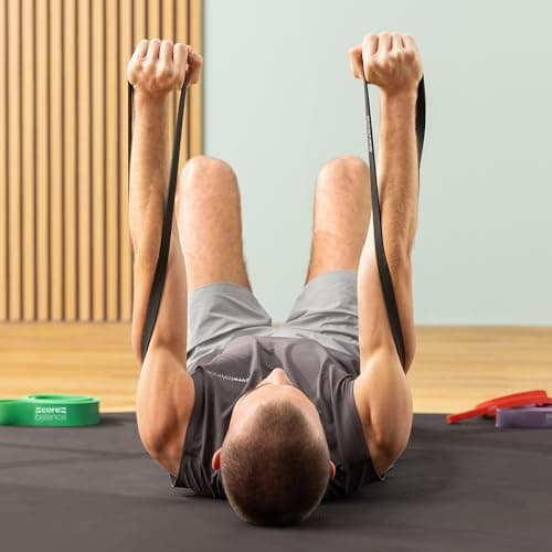 Core Balance Long Loop Resistance Band, Black, 10kg-30kg — view 2