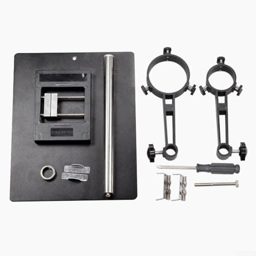 Stainless Steel Hot Air Holder Adjustable Height Black Stainless — view 2