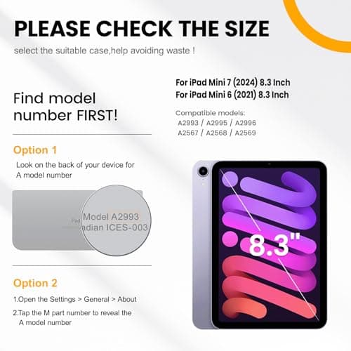 Timecity for iPad Mini (A17 Pro) 7/6 Case 8.3 inch 2024/2021 — view 2