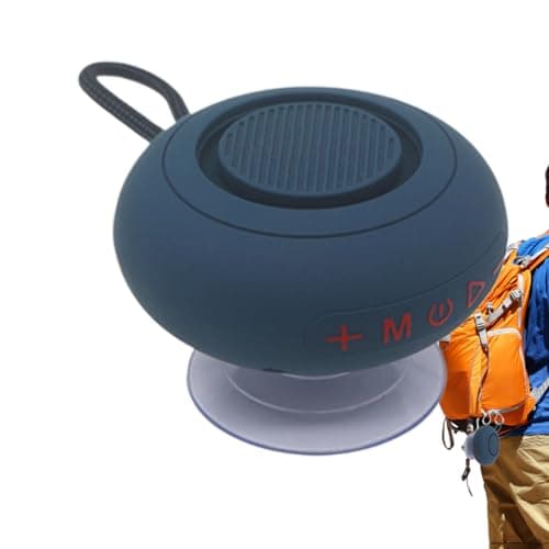 Bathroom Speaker, Waterproof Speaker Suction Cup Subwoofer