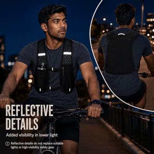 Qoibraze Running Vest for Women and Men, Lightweight Hydration Backpack — view 4