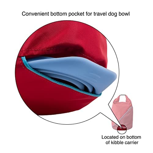 Kurgo Kibble Carrier, 5lb, Chili Red — view 4